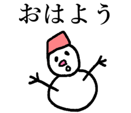 snowman!!! sticker #14891254