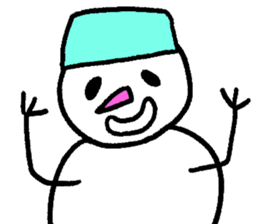 snowman!!! sticker #14891257
