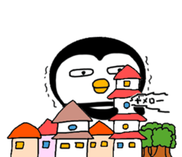 I Penguin 9 big sticker #14893335