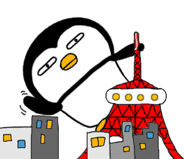 I Penguin 9 big sticker #14893339