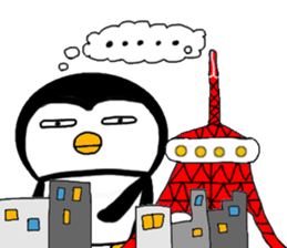 I Penguin 9 big sticker #14893340