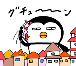 I Penguin 9 big sticker #14893360