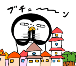 I Penguin 9 big sticker #14893362