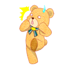 a little bear of Sticker sticker #14893651