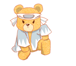 a little bear of Sticker sticker #14893652