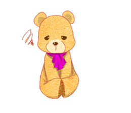 a little bear of Sticker sticker #14893660