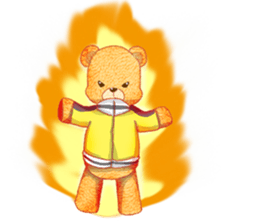 a little bear of Sticker sticker #14893673