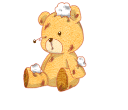 a little bear of Sticker sticker #14893685