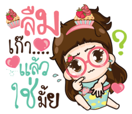 Cupcakes cute girl.. sticker #14893687