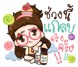 Cupcakes cute girl.. sticker #14893693
