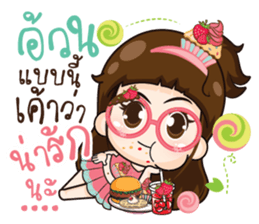 Cupcakes cute girl.. sticker #14893695