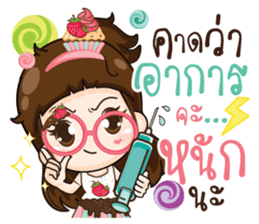 Cupcakes cute girl.. sticker #14893702