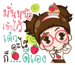 Cupcakes cute girl.. sticker #14893705