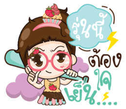 Cupcakes cute girl.. sticker #14893706