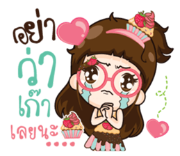 Cupcakes cute girl.. sticker #14893707