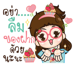Cupcakes cute girl.. sticker #14893715