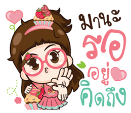 Cupcakes cute girl.. sticker #14893717