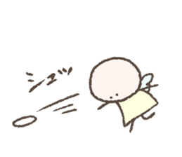 An angel and a demon character sticker #14894559