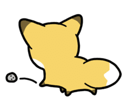 Raccoon dog & Fox 3 sticker #14894697