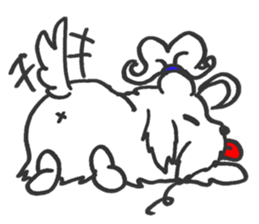 beware of dog bites 2 sticker #14894815