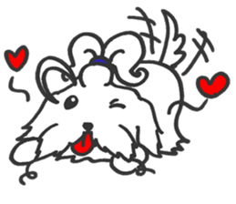 beware of dog bites 2 sticker #14894828