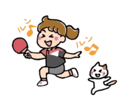Ping-pong life of MII 2 sticker #14895351