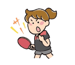 Ping-pong life of MII 2 sticker #14895356