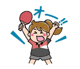 Ping-pong life of MII 2 sticker #14895363