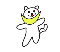 half folwer cat sticker #14895580