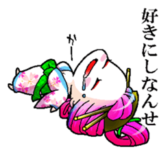 Japanese Oiran stickers "All Sisters"1 sticker #14895995