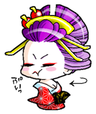 Japanese Oiran stickers "All Sisters"1 sticker #14895999