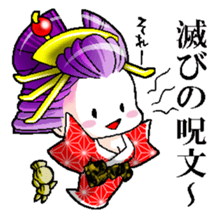 Japanese Oiran stickers "All Sisters"1 sticker #14896003
