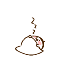 Animated! Rolling acorn sticker #14896370