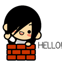 Cute Sadako sticker #14896566