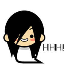 Cute Sadako sticker #14896568
