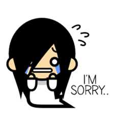 Cute Sadako sticker #14896576