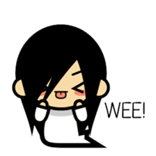 Cute Sadako sticker #14896577