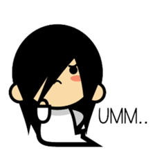 Cute Sadako sticker #14896584