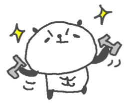 Sports Cute Panda! sticker #14896657