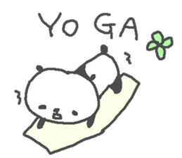 Sports Cute Panda! sticker #14896682