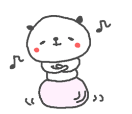 Sports Cute Panda! sticker #14896683