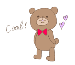 The words of praise with Teddy bear sticker #14896713