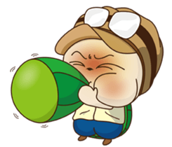 Debut of the turtle & the lazy snake. sticker #14897243