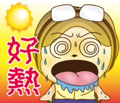 Debut of the turtle & the lazy snake. sticker #14897250