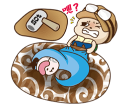 Debut of the turtle & the lazy snake. sticker #14897264
