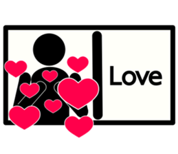 Simple Sign Man sticker #14898008