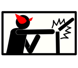 Simple Sign Man sticker #14898016