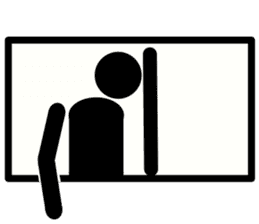 Simple Sign Man sticker #14898019