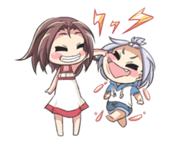Lily and Marigold Full Animated Angelia sticker #14900089