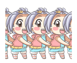 Lily and Marigold Full Animated Angelia sticker #14900094